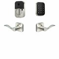 Yale Real Living Yale Assure Lock 2 Bundle with Key Free Keypad Bluetooth Deadbolt, Norwood Lever Passage, and BYRD430BLENW619